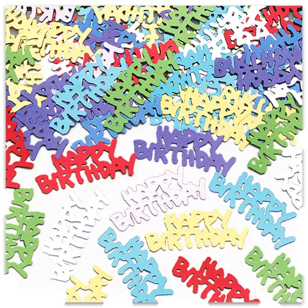 Happy Birthday konfetti