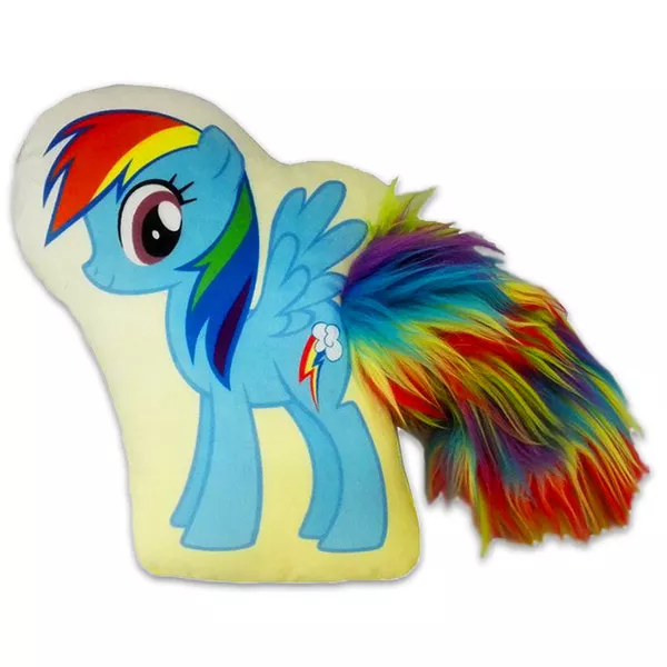 Én kicsi pónim: Rainbow Dash mini formapárna - 30 cm