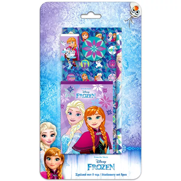 Prinţesele Disney: Frozen caiet notiţe cu abţibilduri