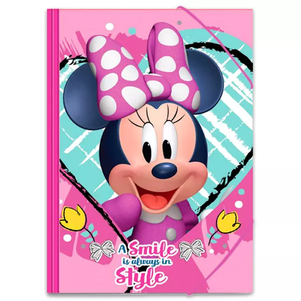 Minnie Mouse: mapă pentru documente - A4, roz