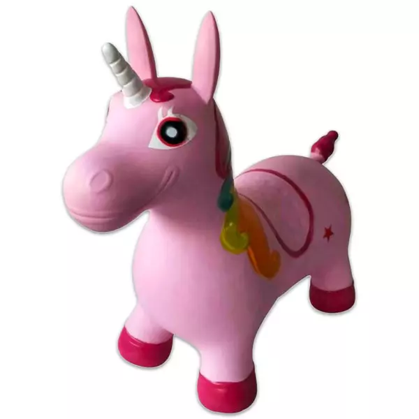 Unicorn de sărit - roz