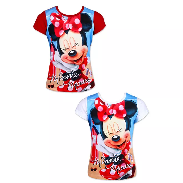 Minnie Mouse: tricou cu mânecă scurtă - mărime 98, în două culori