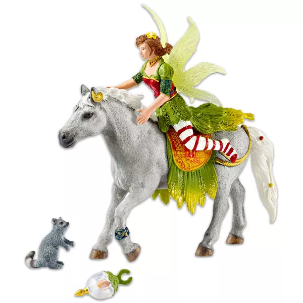 Schleich: Marween ünnepi ruhában lovagló figura