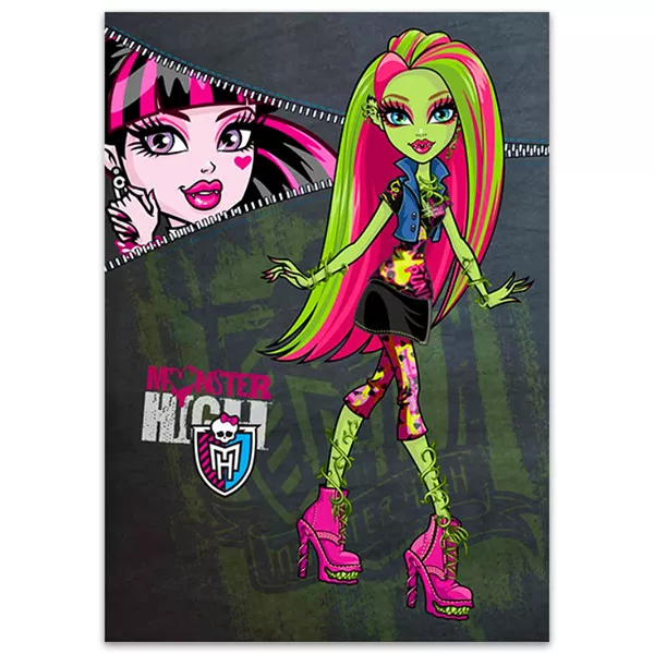Monster High: 2. osztályos vonalas füzet - A5, 16-32