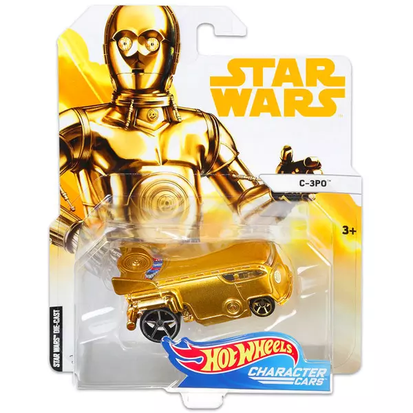 Hot Wheels: Star Wars karakter kisautók - C-3PO