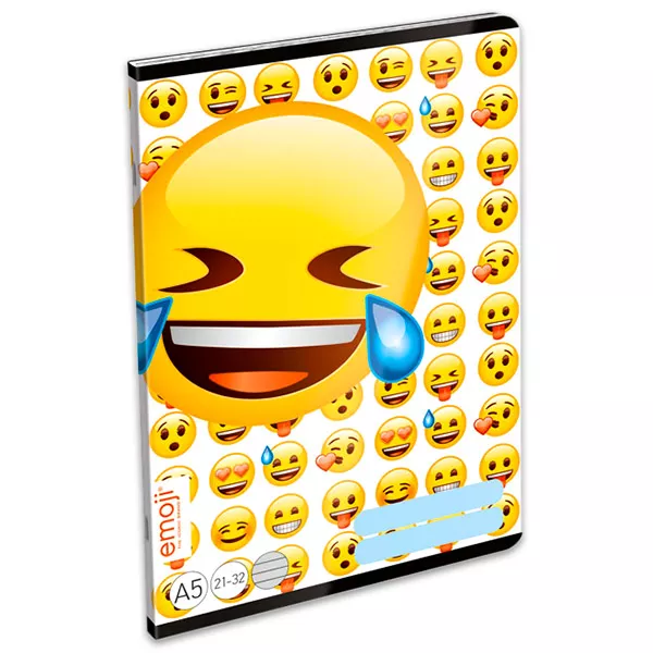 Emoji: caiet cu linii - A5, 21-32