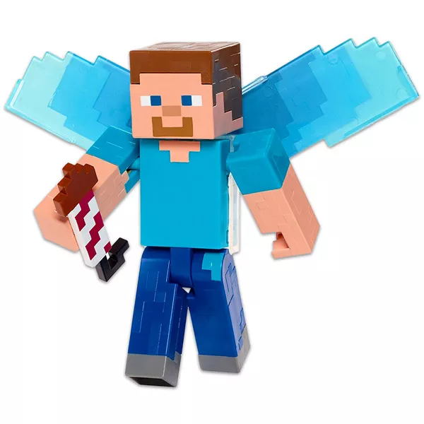 Minecraft: Steve akciófigura szárnnyal 