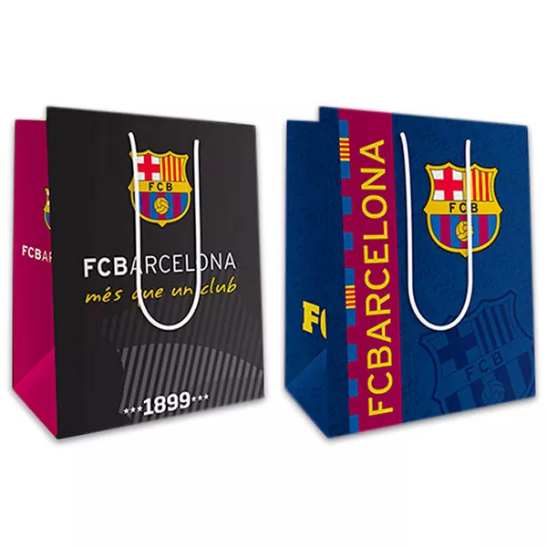 FC Barcelona: nagy díszzacskó - 32 x 26 x 13 cm, többféle