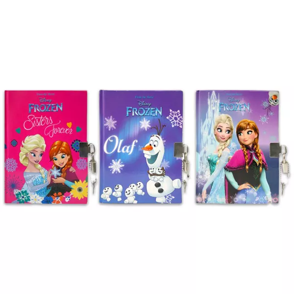 Prinţesele Disney: Frozen jurnal cu lacăt - diferite