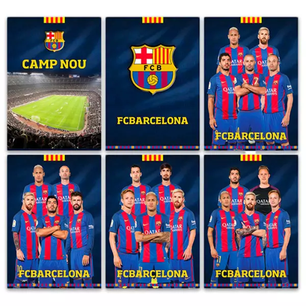 FC Barcelona: caiet maculator - A4, 80-54, diferite