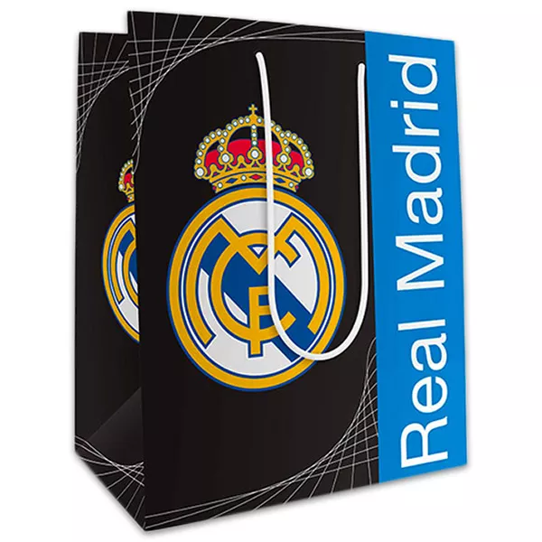 Real Madrid: pungă cadou mare - 32 x 26 x 13 cm