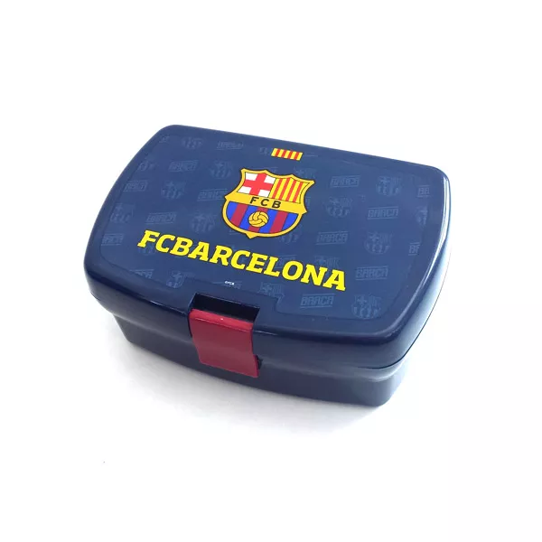 FC Barcelona: cutie de prânz decorat cu sigla echipei - albastru