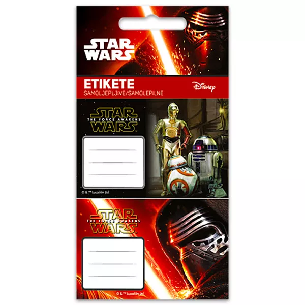 Star Wars: etichete caiete - 10 buc.