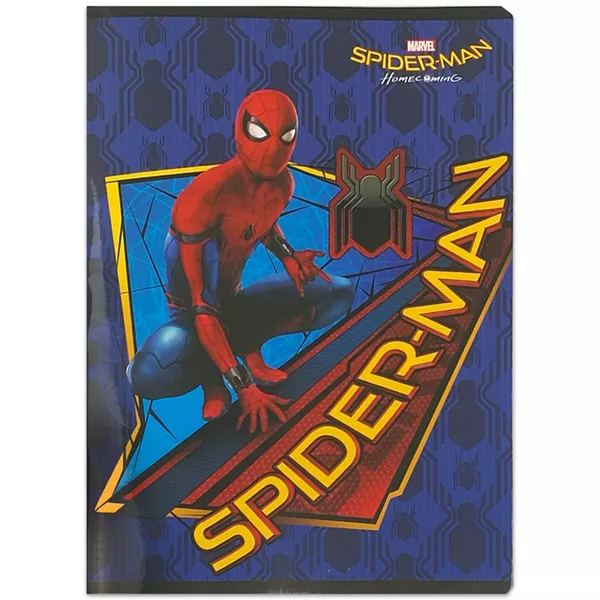 Spider-Man: caiet cu linii - A5, 21-54, diferite