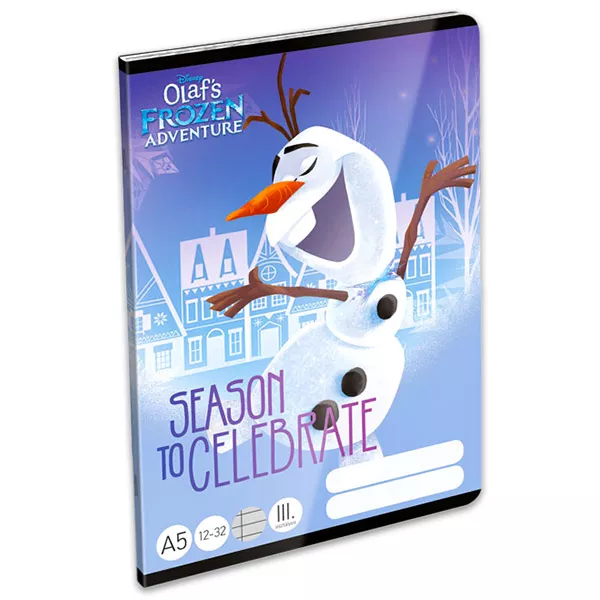 Prinţesele Disney: Frozen Olaf caiet cu linii pentru clasa a III-a - 12-32