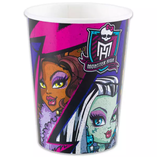 Monster High: pahare carton - 8 buc.