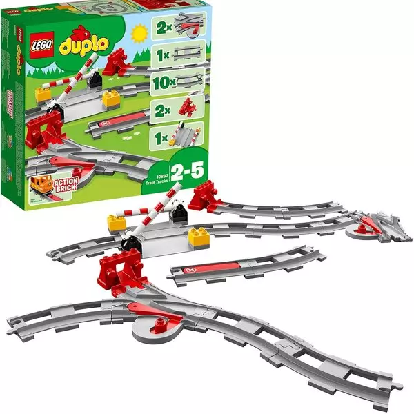 LEGO DUPLO: Șine de cale ferată 10882