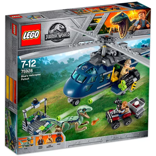 LEGO Jurassic World: Urmărirea elicopterului albastru 75928