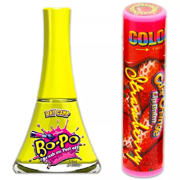 Bo-Po: lac de unghii cu luciu de buze parfumat - diferite culori