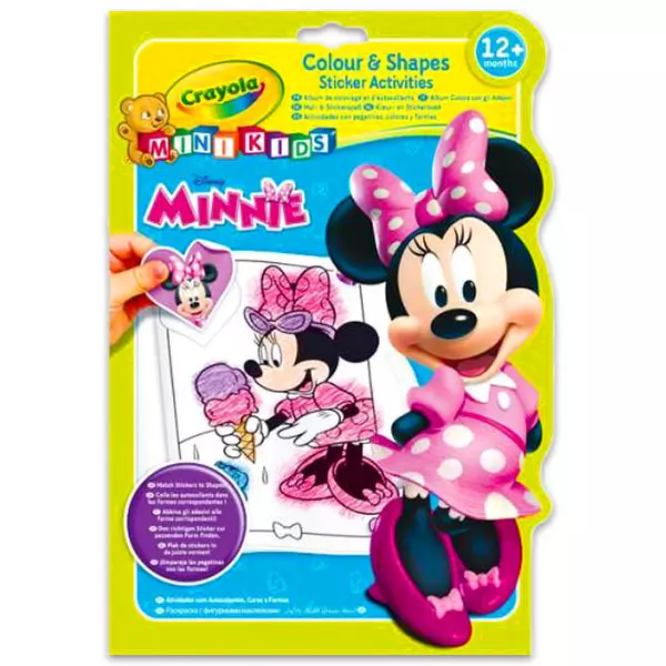 Crayola: Minnie Mouse carte de colorat cu abţibilduri