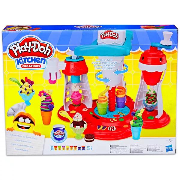 Play-Doh: Set plastilină Ultimate Swirl Ice Cream Maker