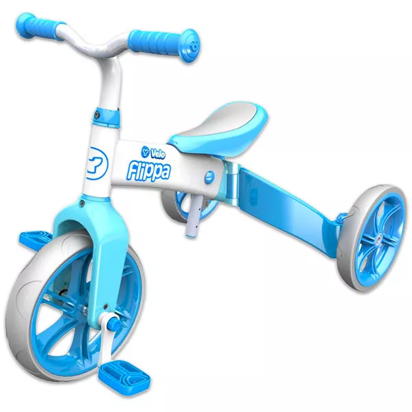 Yvelo Flippa: 2 az 1-ben futóbringa és tricikli - kék