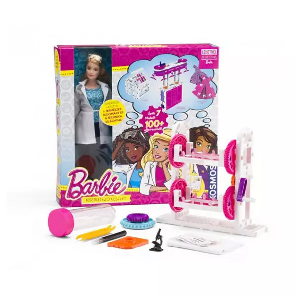 Barbie set experimental cu păpuşă Barbie - în lb. maghiară