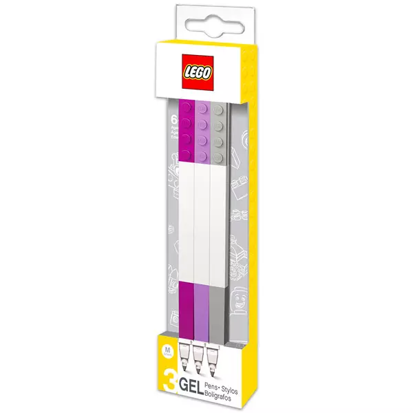 LEGO: set 3 pixuri cu gel - culori pastelate