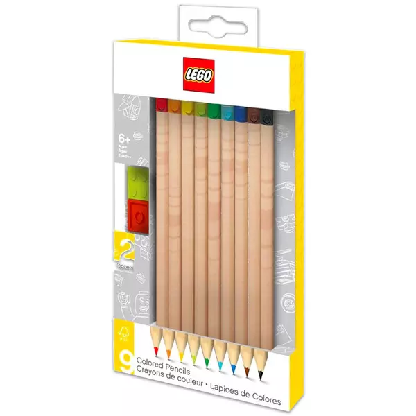 LEGO: 9 darabos színes ceruza készlet 
