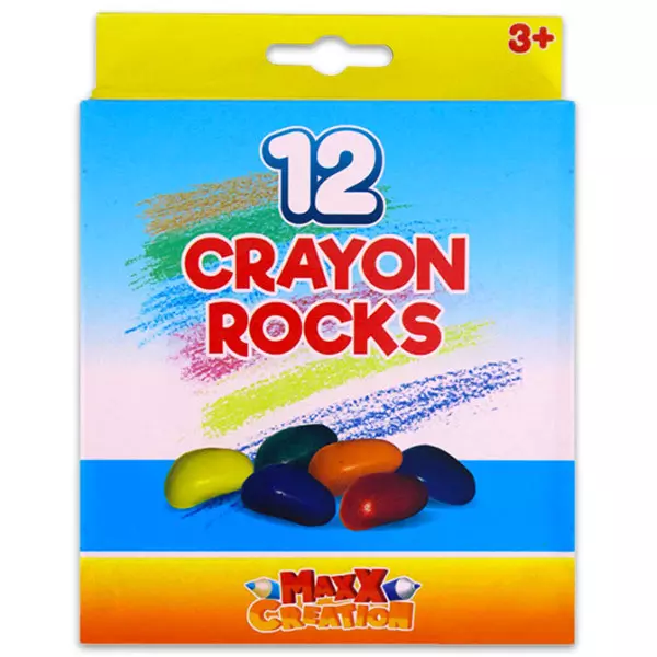 Maxx Creation: 12 buc. creioane cerate Crayon Rocks