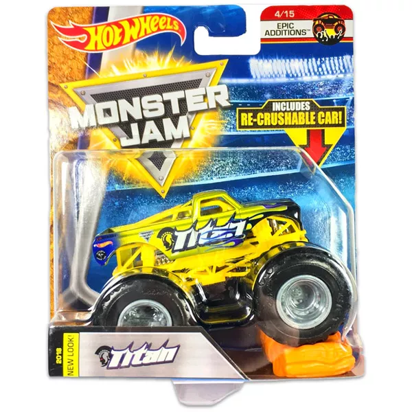 Hot Wheels Monster Jam: Titan - CSOMAGOLÁSSÉRÜLT