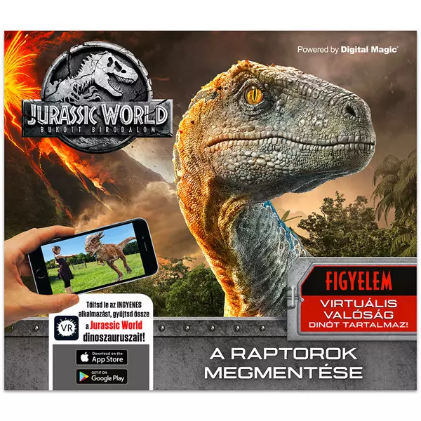 Jurassic World: Imperiul căzut - carte interactivă în lb. maghiară