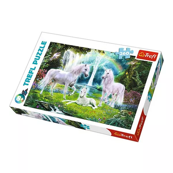 Trefl: Unicorni - puzzle cu 260 piese