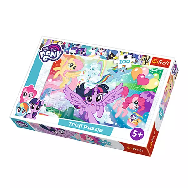 Trefl: My Little Pony - Peisaj curcubeu puzzle cu 100 piese