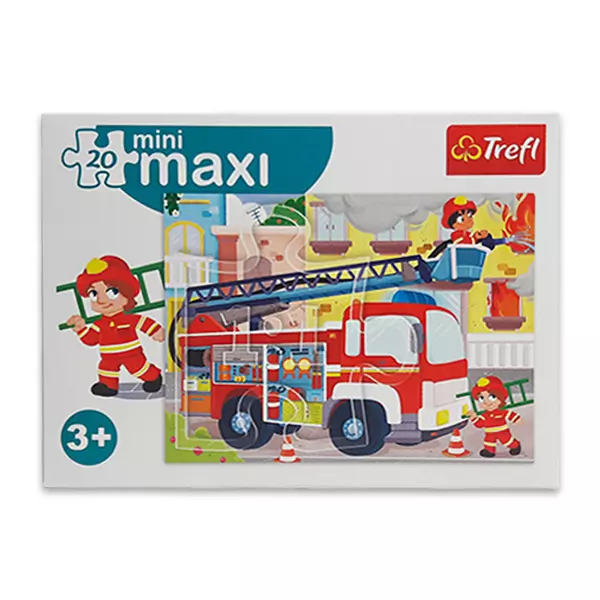 Trefl: Vehicule puzzle miniMAXI cu 20 piese - diferite