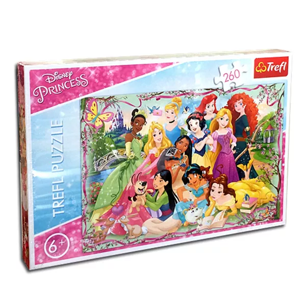 Trefl: Disney hercegnők találkozója 260 darabos puzzle