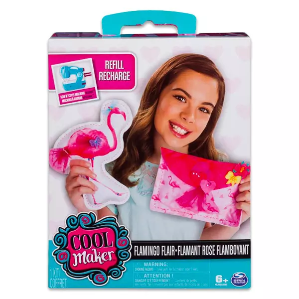 Sew Cool: Set creativ - figurine pluş flamingo