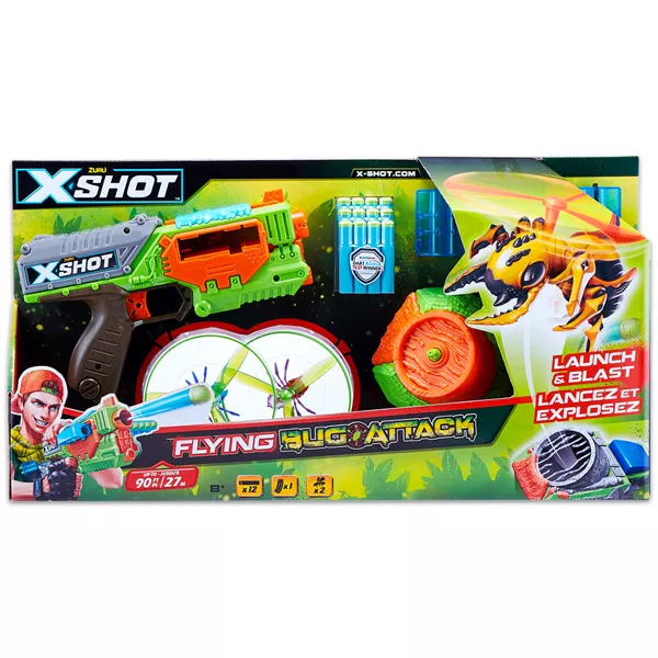 X-shot Bug Attack Swarm Seeker lansator şi armă
