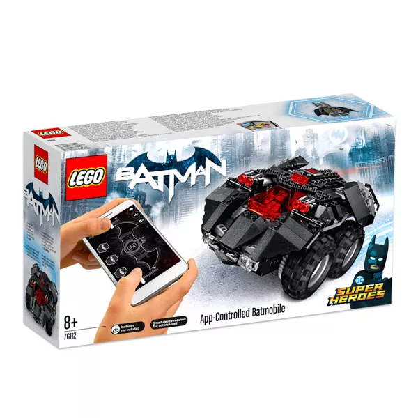 LEGO Super Heroes: Batmobil controlat prin aplicație 76112