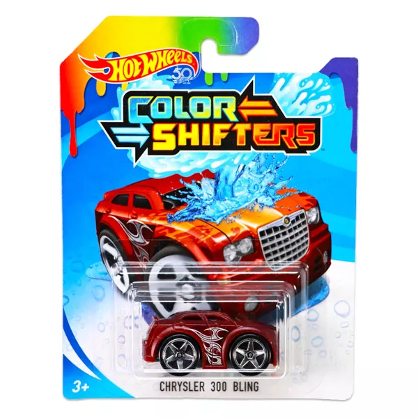 Hot Wheels City: Culori schimbătoare - Maşinuţă Chrysler 300 Bling