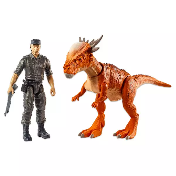 Jurassic World 2: figurină Stiggy şi figurină Mercenary