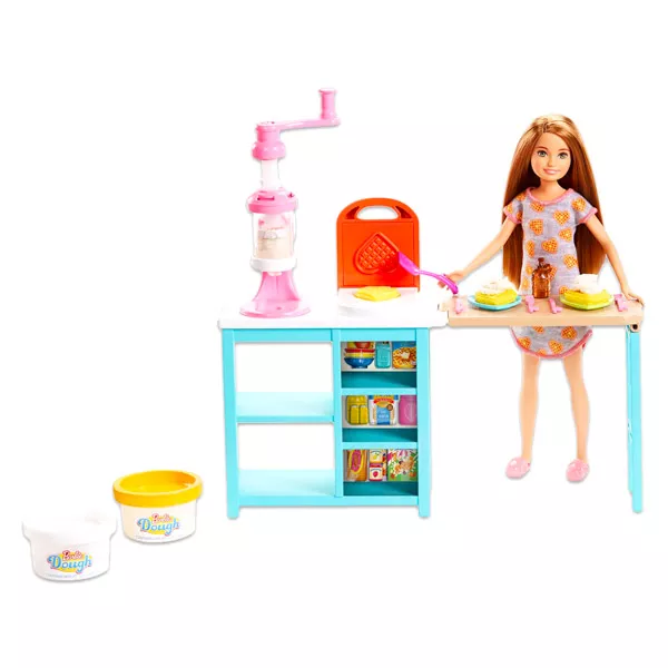 Barbie: Set de joacă Stacie şi micul dejun