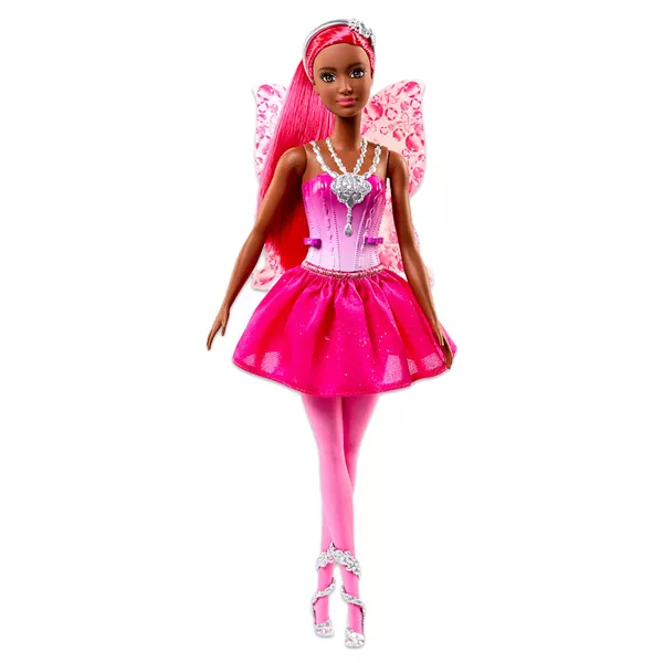 Barbie Dreamtopia: pink hajú Tündér baba