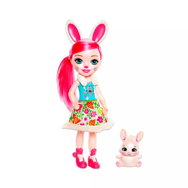 EnchanTimals: Păpuşa Bree Bunny şi figurina Twist