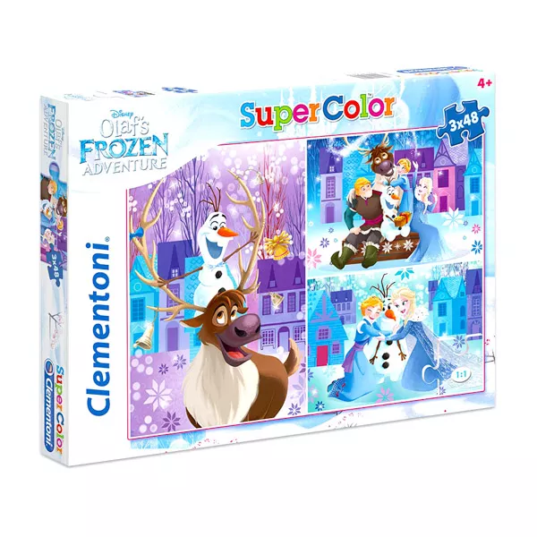 Clementoni: Jégvarázs 3 x 48 darabos puzzle