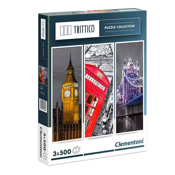 Clementoni: London 3 x 500 darabos puzzle