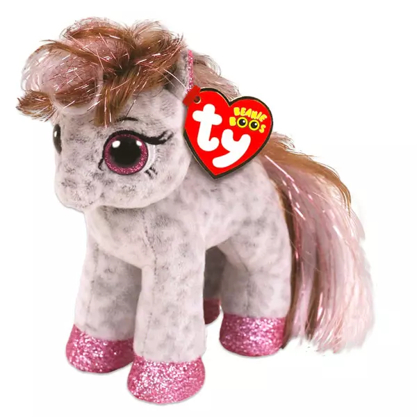 TY Beanie Boos: Cinnamon figurină ponei de pluş - 15 cm