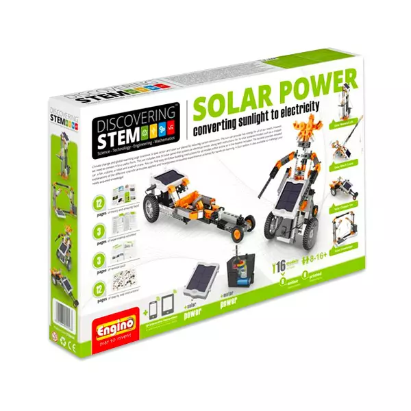 Engino Stem: Set de construcţie - Solar Power