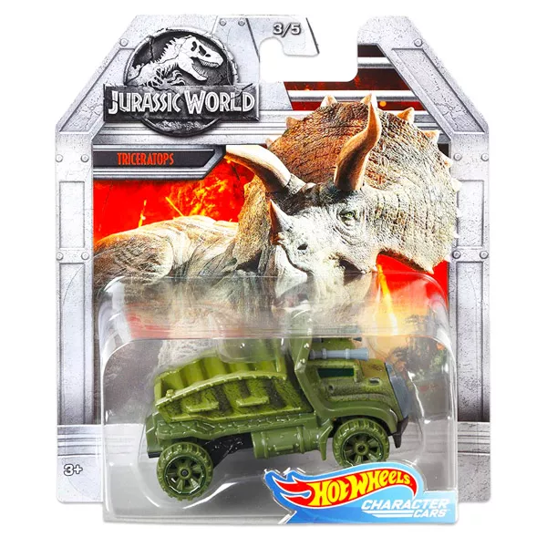 Hot Wheels Jurassic World: Maşinuţă Triceratops