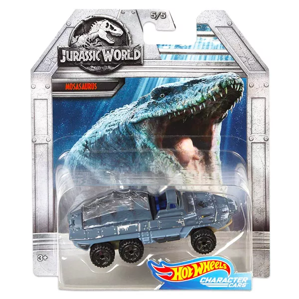Hot Wheels Jurassic World: Maşinuţă Mosasaurus - albastru